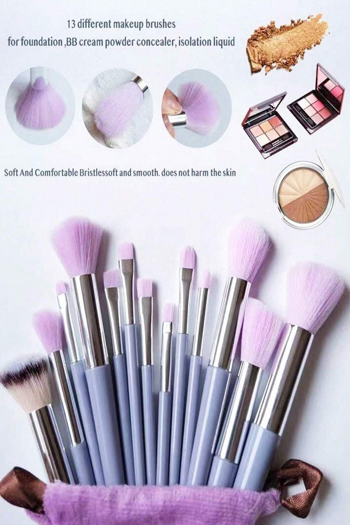 13 PC Make Up Brush Set-290 Beauty-ZENANA-Hello Friends Boutique-Woman's Fashion Boutique Located in Traverse City, MI