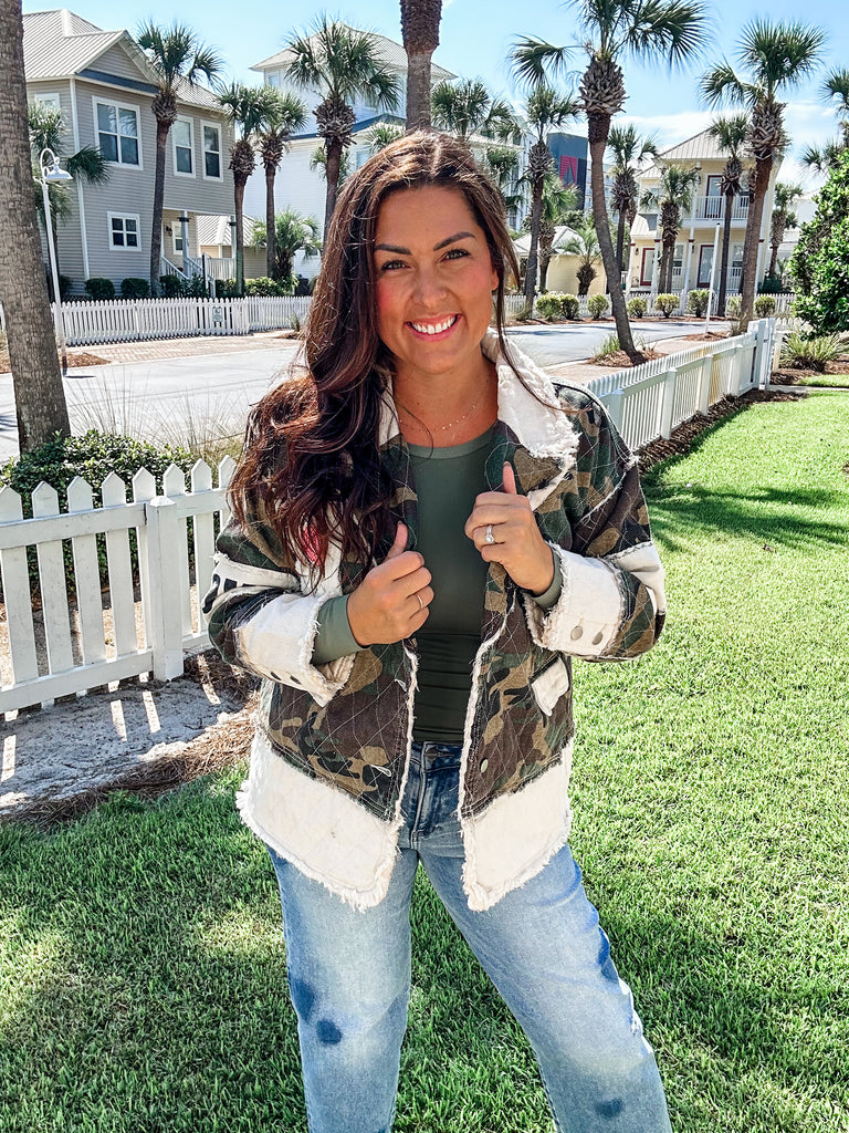 Boss Babe Loving Jacket (S-L)-170 Outerwear/Jackets-POL-Hello Friends Boutique-Woman's Fashion Boutique Located in Traverse City, MI