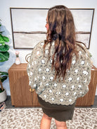 Bloom Haven Chenille Cardigan (OS)-160 Cardigans/Kimonos-POL-Hello Friends Boutique-Woman's Fashion Boutique Located in Traverse City, MI