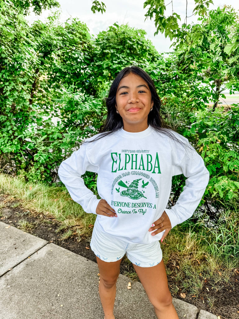 Elphaba OR Glinda Youth (XS-XL) & Adult Sweatshirt (S-2XL)-150 Sweatshirts/Hoodies-Poppy & Pine-Hello Friends Boutique-Woman's Fashion Boutique Located in Traverse City, MI