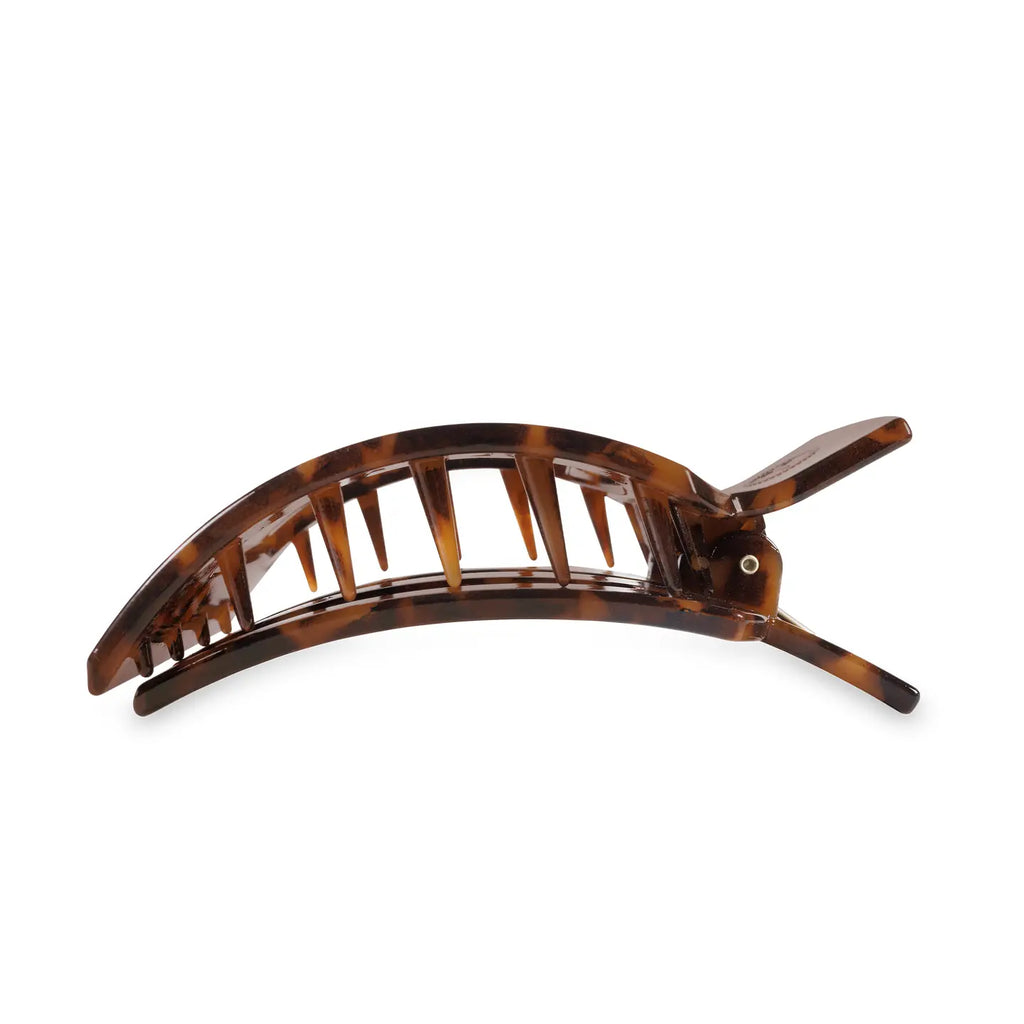 Square Flat Hair Clip | Tortoise-290 Beauty-faire - TELETIES-Hello Friends Boutique-Woman's Fashion Boutique Located in Traverse City, MI