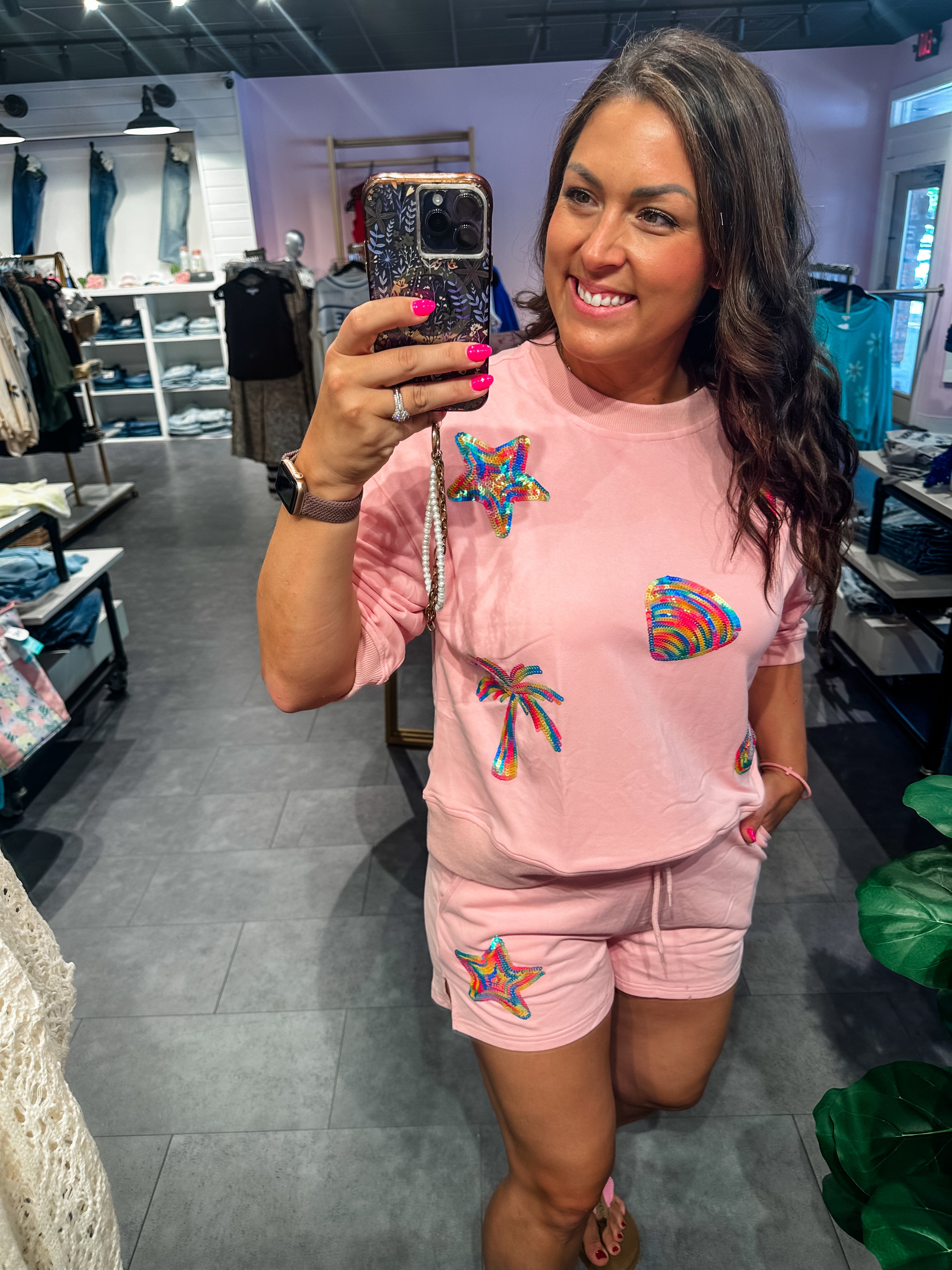 We Are The People Top and Bottoms (S-XL)-100 Short Sleeve-White Birch-Hello Friends Boutique-Woman's Fashion Boutique Located in Traverse City, MI