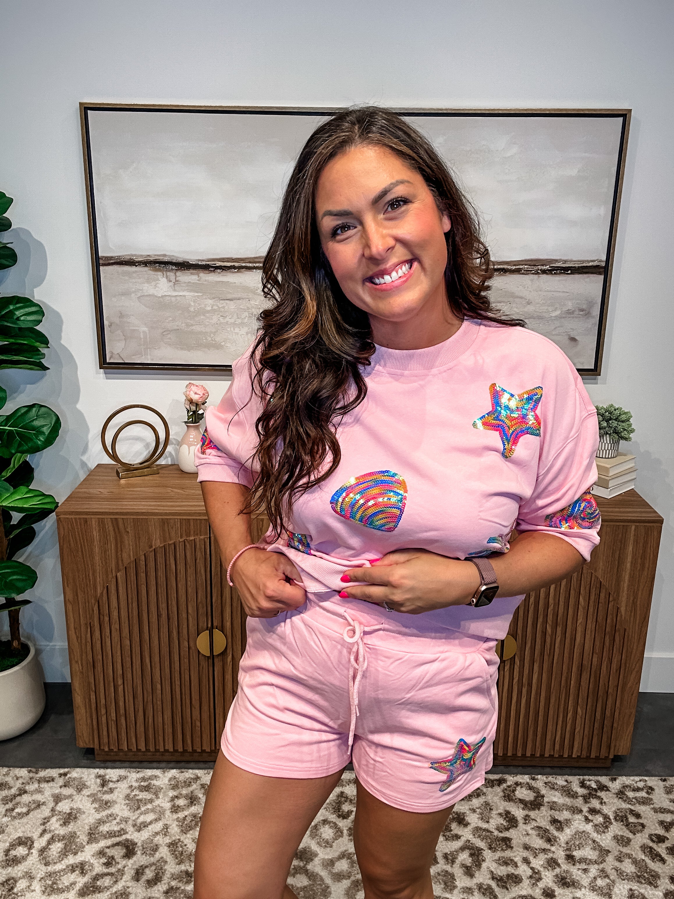 We Are The People Top and Bottoms (S-XL)-100 Short Sleeve-White Birch-Hello Friends Boutique-Woman's Fashion Boutique Located in Traverse City, MI