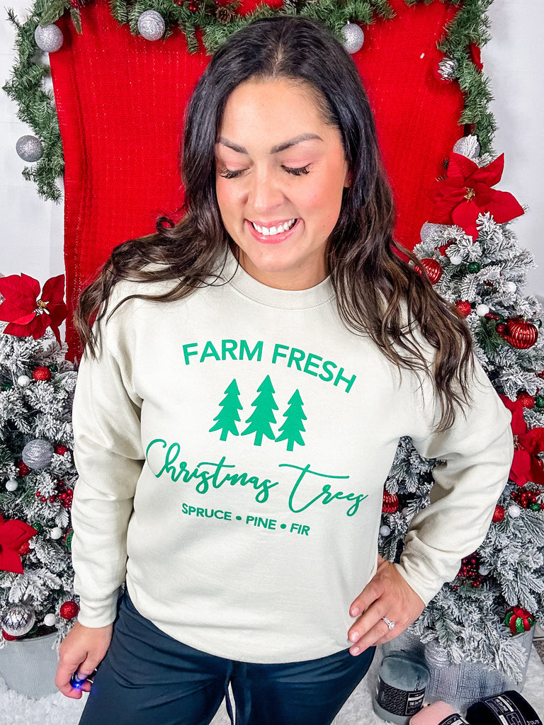 Farm Fresh Sweatshirt (S-3XL)-130 Graphic Tees-Imperial Apparel-Hello Friends Boutique-Woman's Fashion Boutique Located in Traverse City, MI