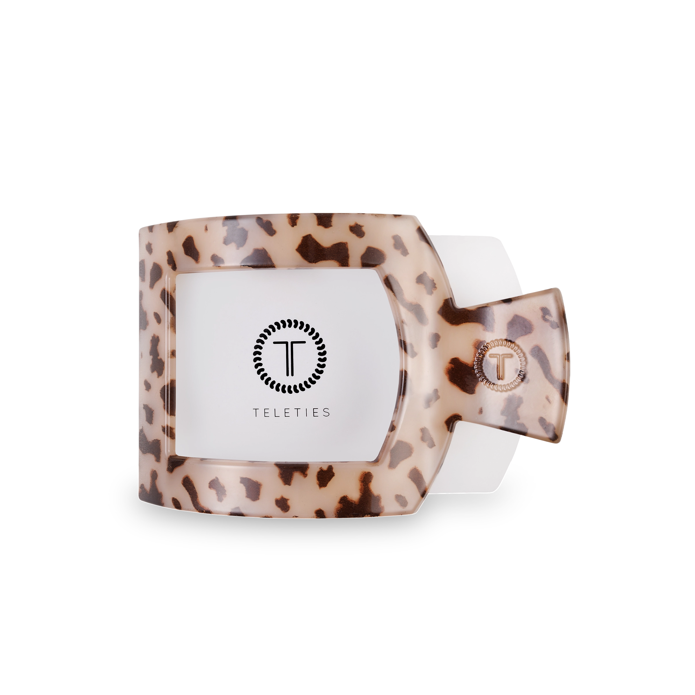 Square Flat Hair Clip | Blonde Tortoise-290 Beauty-faire - TELETIES-Hello Friends Boutique-Woman's Fashion Boutique Located in Traverse City, MI