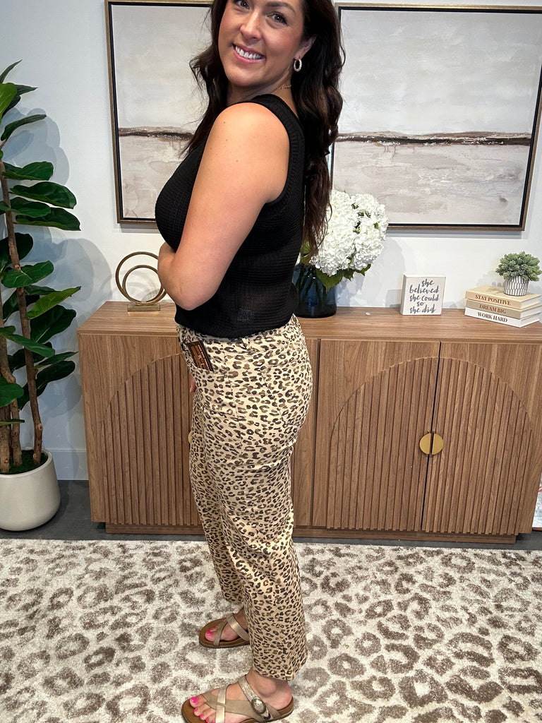 Wild Love Mid Rise Slim Straight Pants (0-15)-200 Denim-RISEN-Hello Friends Boutique-Woman's Fashion Boutique Located in Traverse City, MI