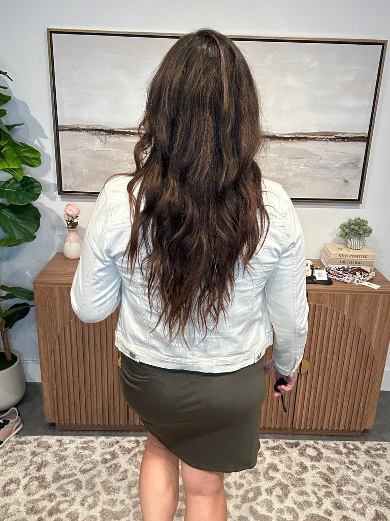 Good Karma Jacket in Ivory (S-3XL)-170 Jackets-RISEN-Hello Friends Boutique-Woman's Fashion Boutique Located in Traverse City, MI