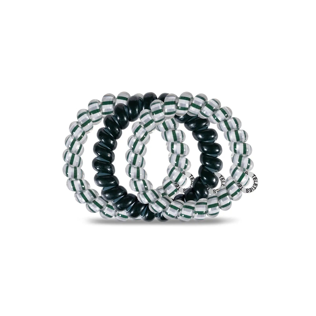 Spiral Hair Coils | Large | Michigan State Univ. Hair Ties-290 Beauty-faire - TELETIES-Hello Friends Boutique-Woman's Fashion Boutique Located in Traverse City, MI