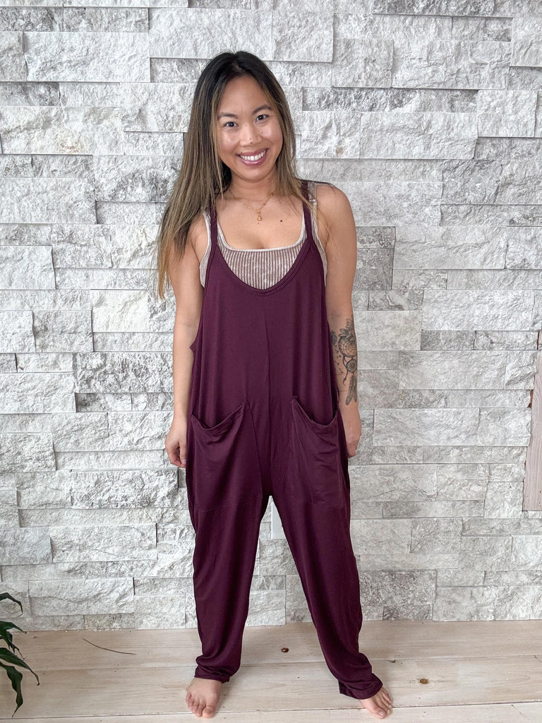 Crowd Pleaser Jumpsuit (S-2XL)-190 Rompers/Jumpsuits-Shewin Inc-Hello Friends Boutique-Woman's Fashion Boutique Located in Traverse City, MI
