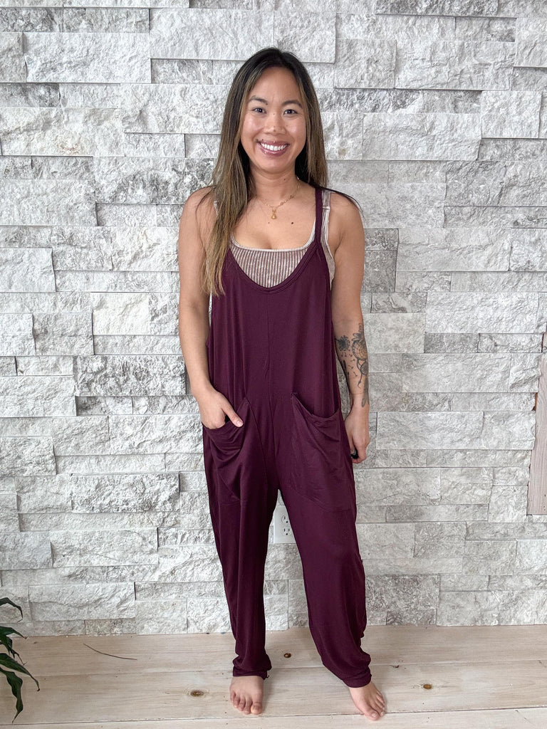 Crowd Pleaser Jumpsuit (S-2XL)-190 Rompers/Jumpsuits-Shewin Inc-Hello Friends Boutique-Woman's Fashion Boutique Located in Traverse City, MI