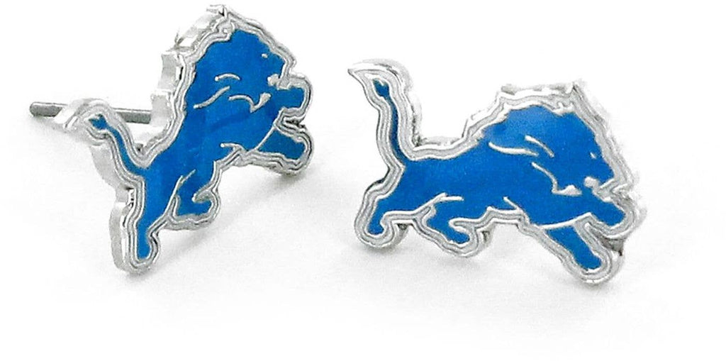 Detroit Lions Post Earrings-240 Jewelry-Aminco USA-Hello Friends Boutique-Woman's Fashion Boutique Located in Traverse City, MI