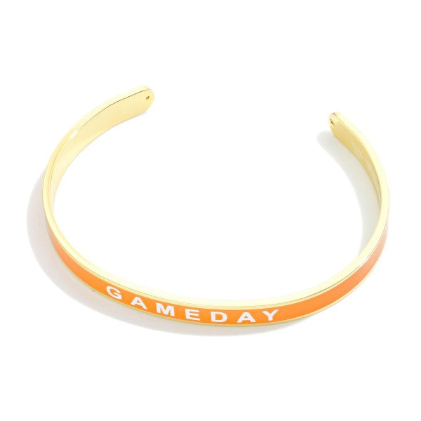 "Game Day" Cuff Bracelet-240 Jewelry-Judson-Hello Friends Boutique-Woman's Fashion Boutique Located in Traverse City, MI