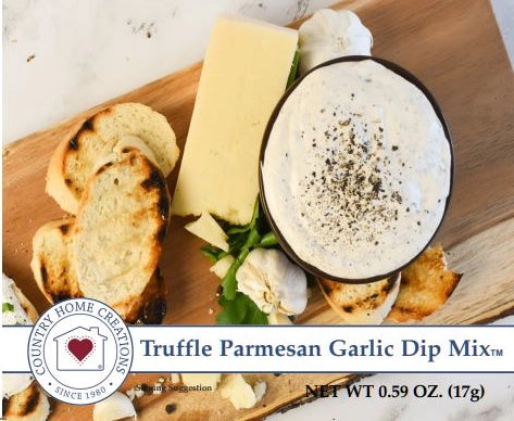 Truffle Parmesan Garlic Dip Mix-300 Treats/Gift-Country Home Creations - faire-Hello Friends Boutique-Woman's Fashion Boutique Located in Traverse City, MI