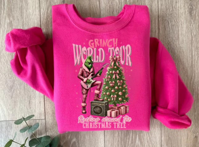 Grinch World Tour Sweatshirt (S-3XL)-500 History-Vivid Tee Company-Hello Friends Boutique-Woman's Fashion Boutique Located in Traverse City, MI