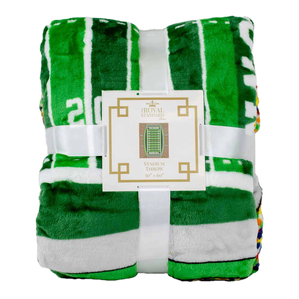 Stadium Throw Green/Multi 50x60-300 Treats/Gift-faire - The Royal Standard-Hello Friends Boutique-Woman's Fashion Boutique Located in Traverse City, MI