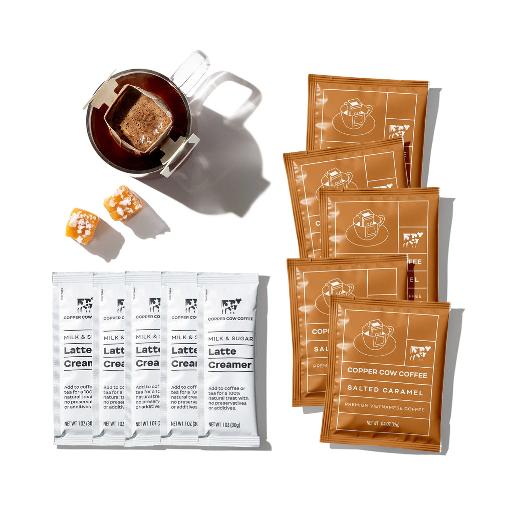 Latte Kit - Salted Caramel-280 Other Accessories-Copper Cow Coffee-Hello Friends Boutique-Woman's Fashion Boutique Located in Traverse City, MI