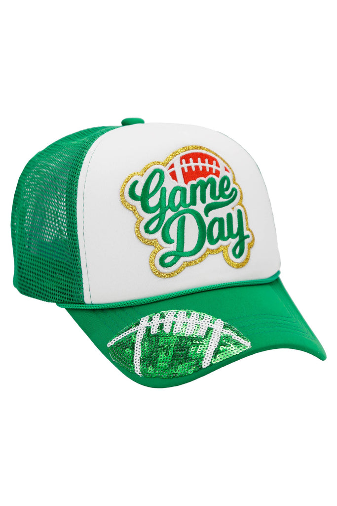 Football Gameday Trucker Hat-280 Other Accessories-Cap Zone-Hello Friends Boutique-Woman's Fashion Boutique Located in Traverse City, MI
