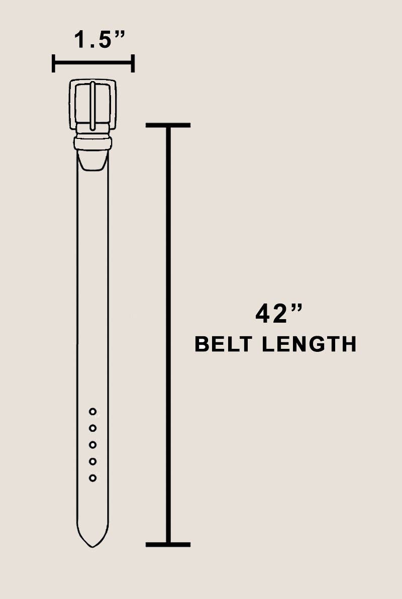 Genuine Leather Square Buckle Belt-280 Other Accessories-Anarchy Street-Hello Friends Boutique-Woman's Fashion Boutique Located in Traverse City, MI