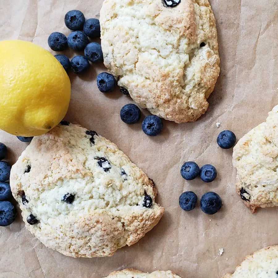 Lemon Blueberry Scone Mix-300 Treats/Gift-Dr. Pete's Foods - faire-Hello Friends Boutique-Woman's Fashion Boutique Located in Traverse City, MI