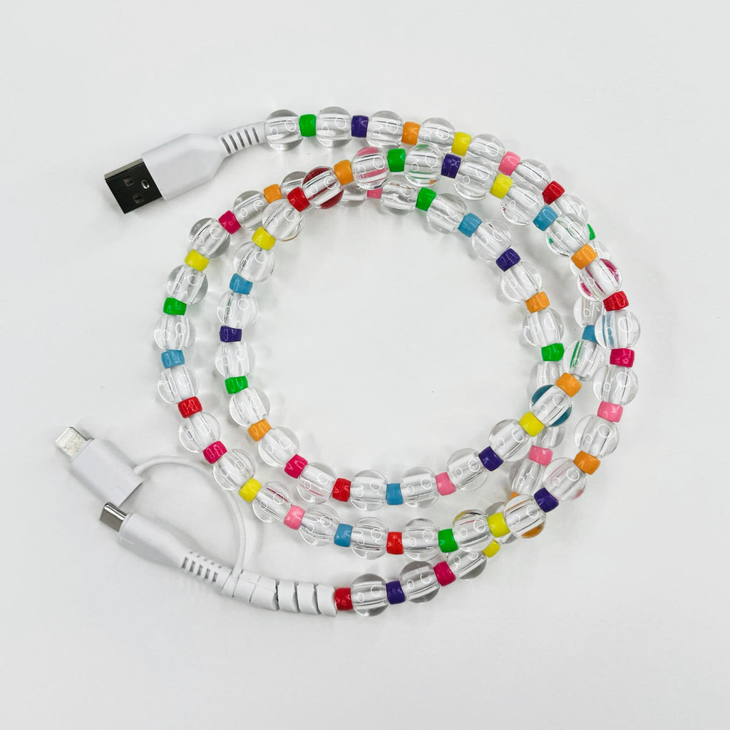 Beaded Phone Charger Cable – Universal Fit-280 Other Accessories-Mugsby Wholesale-Hello Friends Boutique-Woman's Fashion Boutique Located in Traverse City, MI