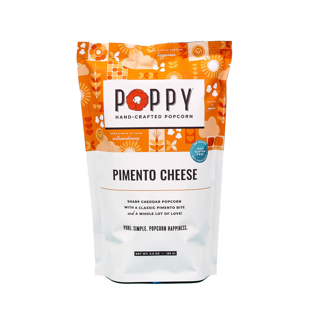 Pimento Cheese Popcorn-300 Treats/Gift-Poppy Hand-Crafted Popcorn-Hello Friends Boutique-Woman's Fashion Boutique Located in Traverse City, MI