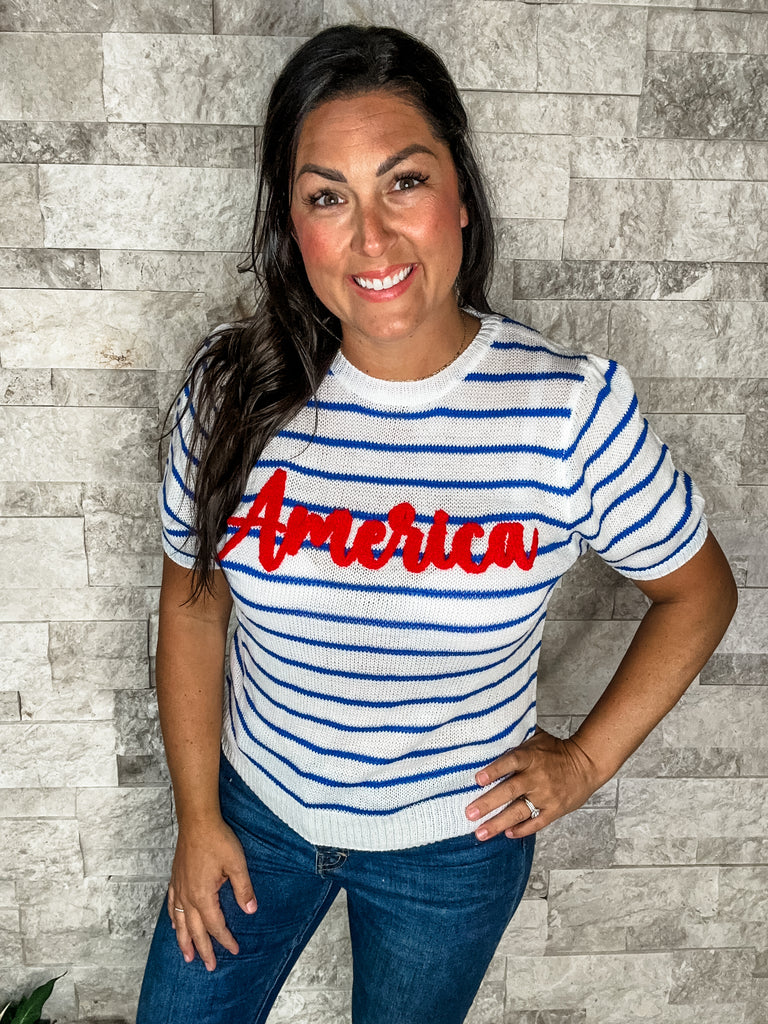 America Made Top (S-3XL)-100 Short Sleeve-HAPTICS-Hello Friends Boutique-Woman's Fashion Boutique Located in Traverse City, MI