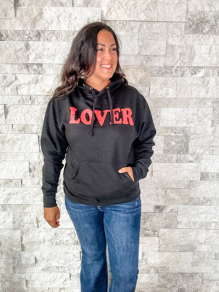 Lover Hoodie (S-3XL)-150 Sweatshirts/Hoodies-Sew In Love-Hello Friends Boutique-Woman's Fashion Boutique Located in Traverse City, MI