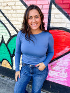 I Lose Control Top (S-3XL)-110 Long Sleeve-Zenana-Hello Friends Boutique-Woman's Fashion Boutique Located in Traverse City, MI