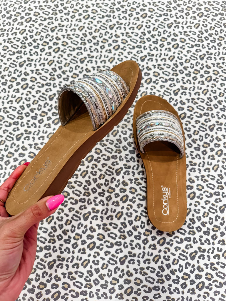 The Vacation Mode Sandals (7-11)-250 Shoes-Corky's Footwear-Hello Friends Boutique-Woman's Fashion Boutique Located in Traverse City, MI