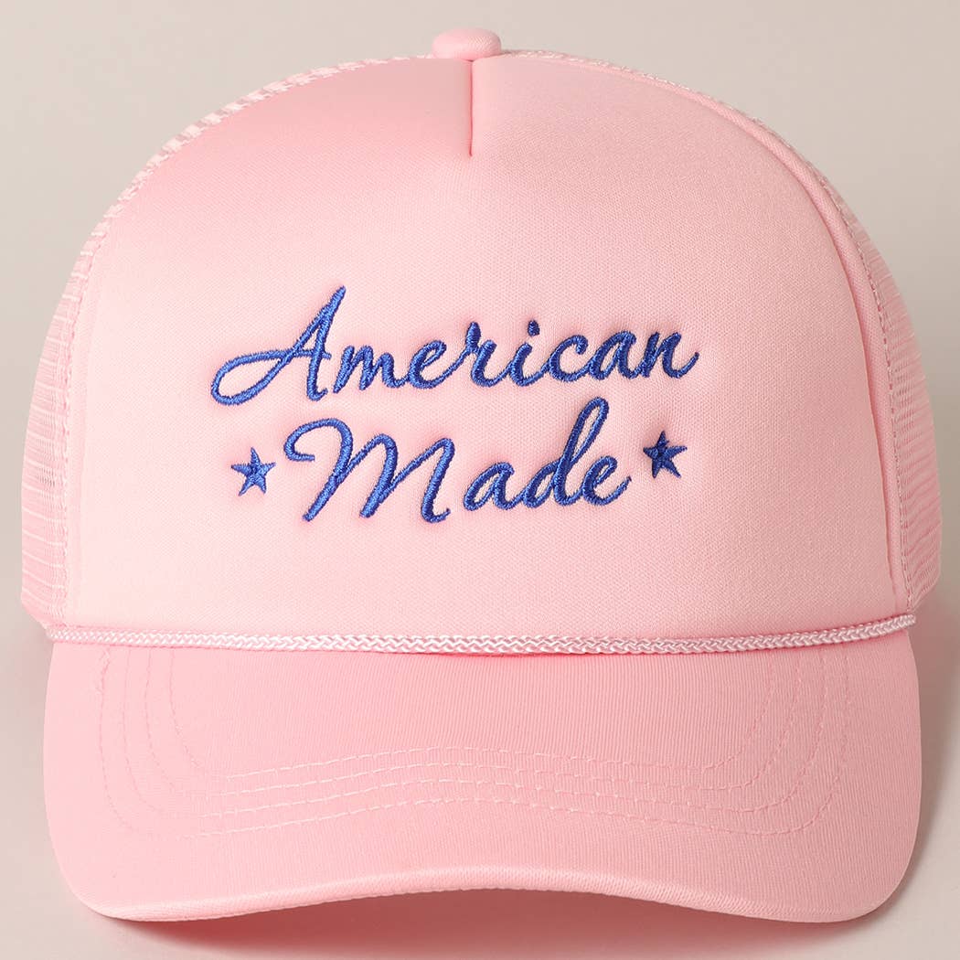 American Made Trucker Hat-280 Other Accessories-Fashion City-Hello Friends Boutique-Woman's Fashion Boutique Located in Traverse City, MI
