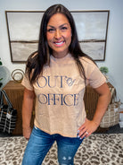 Out Of Office Tee (S-2XL)-130 Graphic Tees-Southern Bliss Company-Hello Friends Boutique-Woman's Fashion Boutique Located in Traverse City, MI