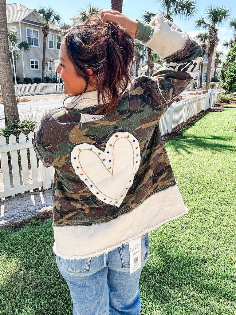 Boss Babe Loving Jacket (S-L)-170 Outerwear/Jackets-POL-Hello Friends Boutique-Woman's Fashion Boutique Located in Traverse City, MI