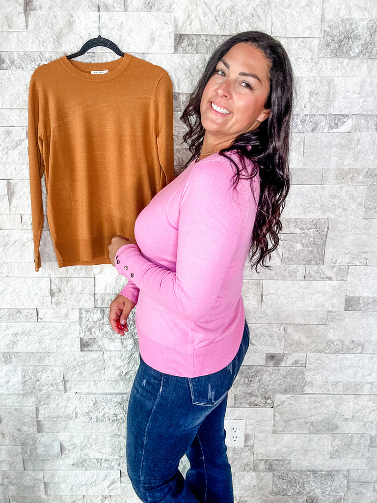 Rule Breaker Top (S-XL)-110 Long Sleeve-Staccato-Hello Friends Boutique-Woman's Fashion Boutique Located in Traverse City, MI