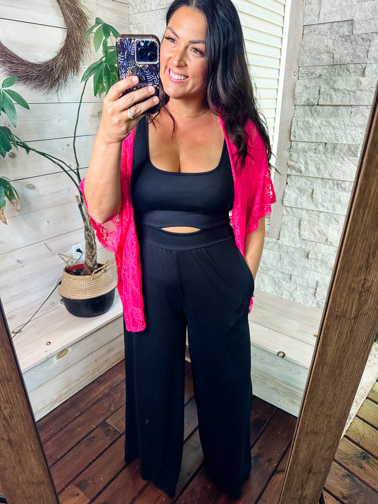 Wasted On You Jumpsuit (S-3XL)-190 Rompers/Jumpsuits-ELDRIDGE BY ELLIS-Hello Friends Boutique-Woman's Fashion Boutique Located in Traverse City, MI