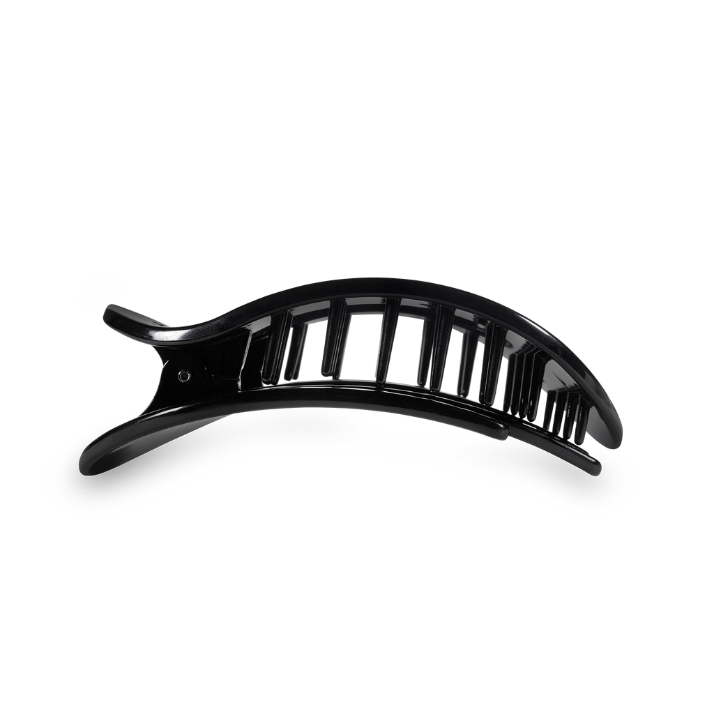 Round Flat Hair Clip | Jet Black-290 Beauty-faire - TELETIES-Hello Friends Boutique-Woman's Fashion Boutique Located in Traverse City, MI