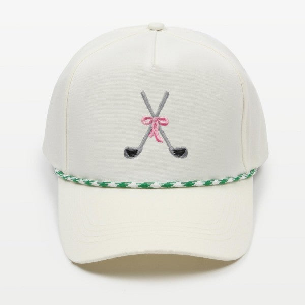 Golf Clubs with Bow Cap-280 Other Accessories-Judson-Hello Friends Boutique-Woman's Fashion Boutique Located in Traverse City, MI