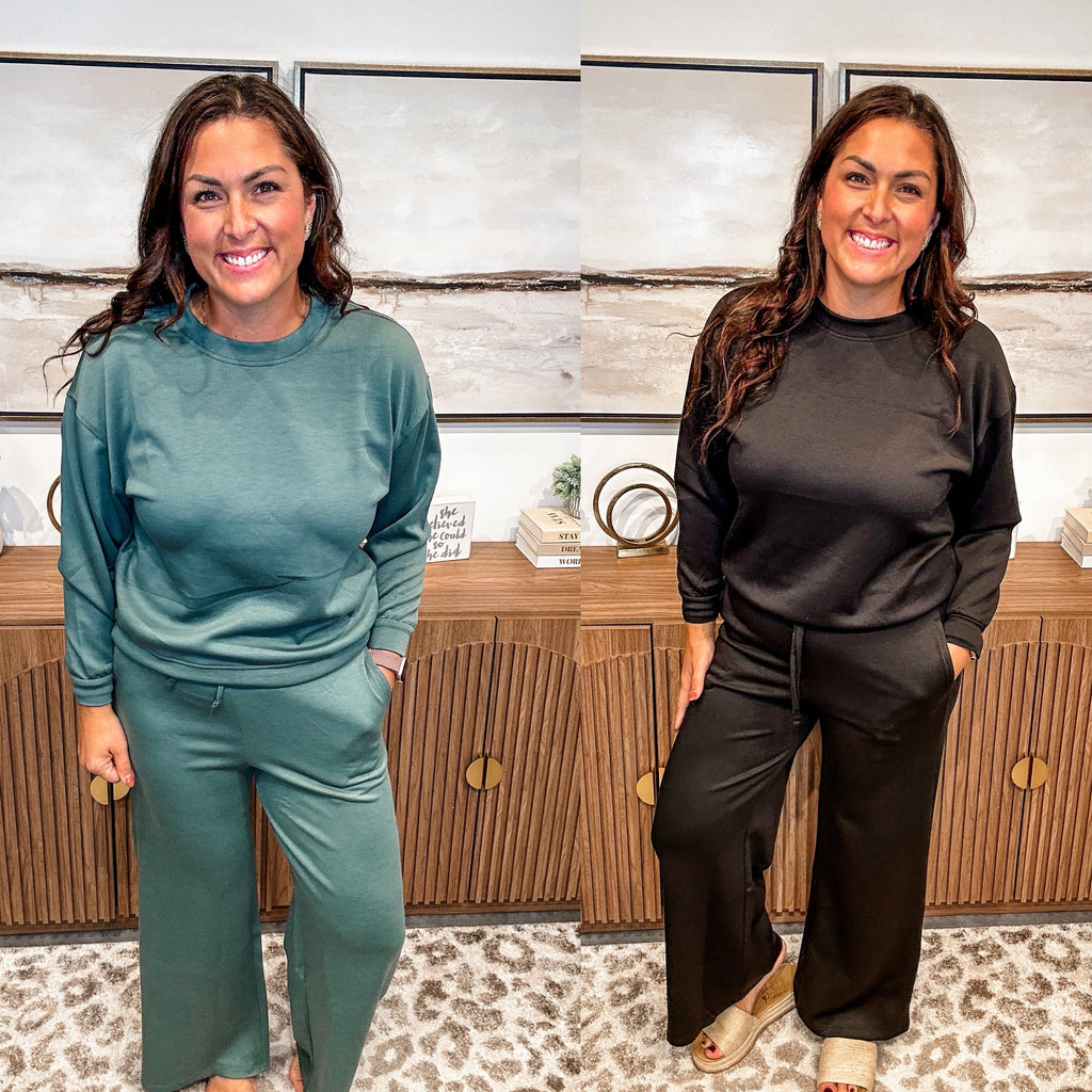 Chic Comfort Scuba Set (S-3XL)-110 Long Sleeves-Zenana-Hello Friends Boutique-Woman's Fashion Boutique Located in Traverse City, MI