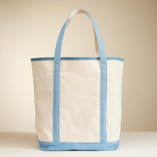 Helm & Anchor Print Canvas Tote Bag-280 Other Accessories-Judson-Hello Friends Boutique-Woman's Fashion Boutique Located in Traverse City, MI