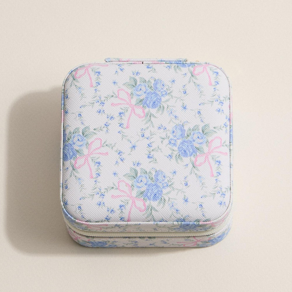 Flowers & Bows Travel Jewelry Box-280 Other Accessories-Judson-Hello Friends Boutique-Woman's Fashion Boutique Located in Traverse City, MI