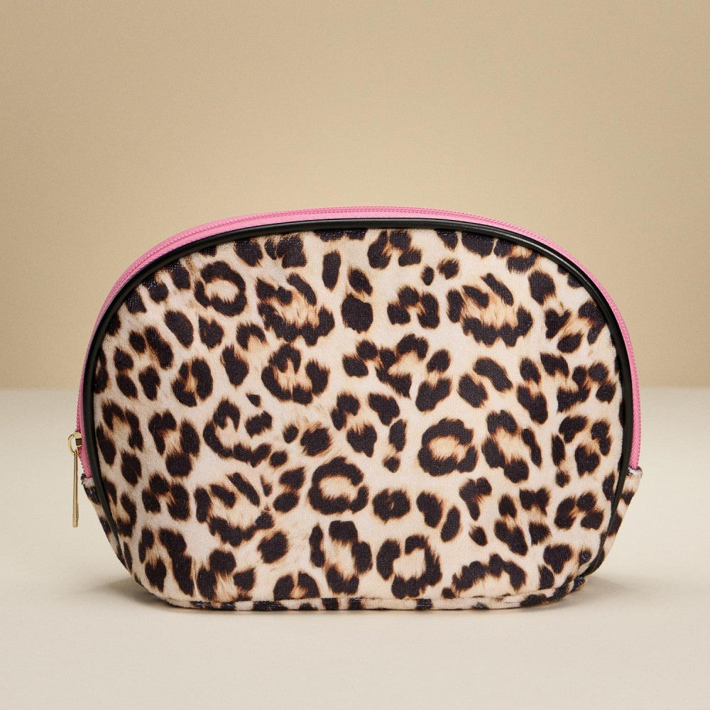 Leopard Print Makeup Pouch-260 Bags-Judson-Hello Friends Boutique-Woman's Fashion Boutique Located in Traverse City, MI