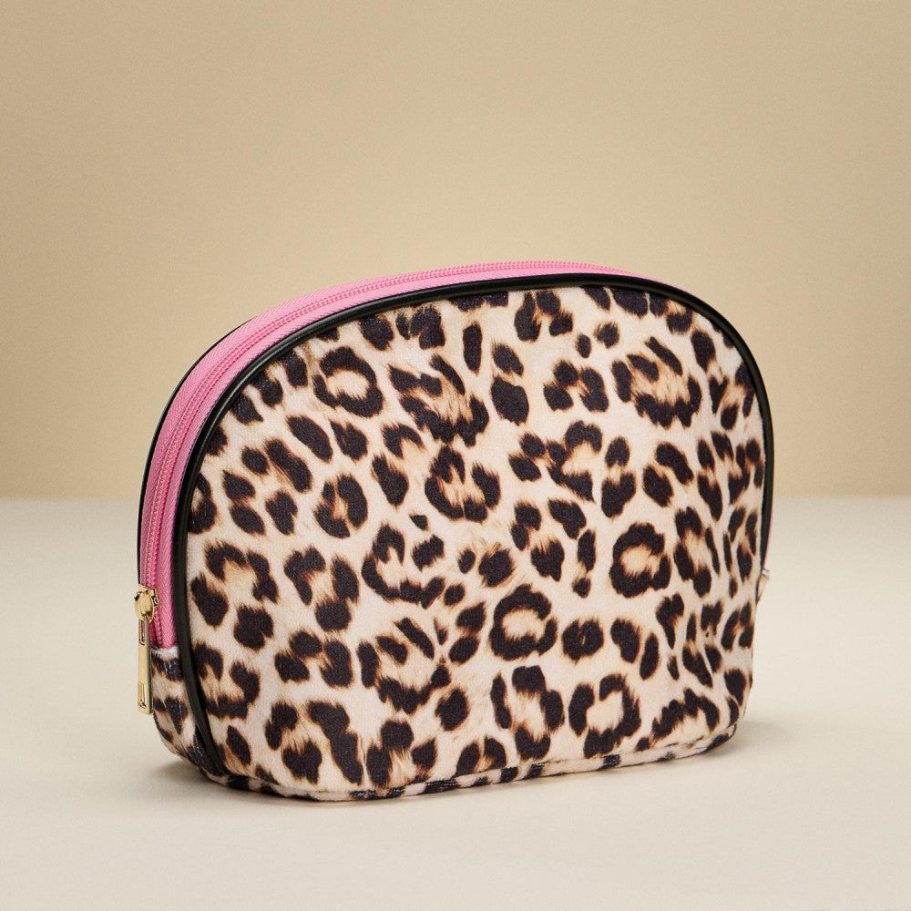 Leopard Print Makeup Pouch-260 Bags-Judson-Hello Friends Boutique-Woman's Fashion Boutique Located in Traverse City, MI