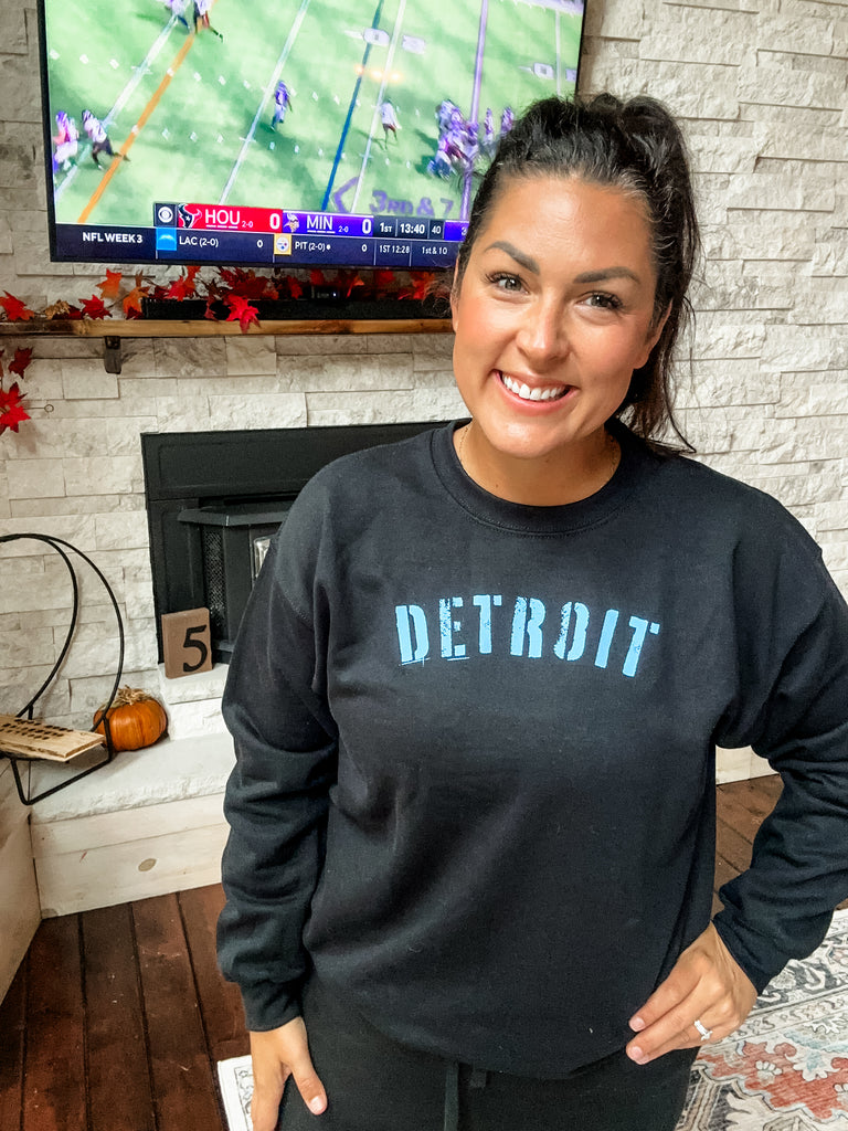 Detroit 313 Grit Sweatshirt (S-5XL)-131 On Demand Graphic-SunFrog-Hello Friends Boutique-Woman's Fashion Boutique Located in Traverse City, MI