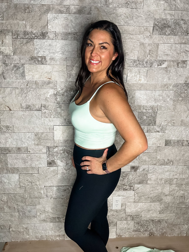 Worth The Chase Camisole in Morning Mint (S-3XL)-120 Sleeveless-Rae Mode-Hello Friends Boutique-Woman's Fashion Boutique Located in Traverse City, MI