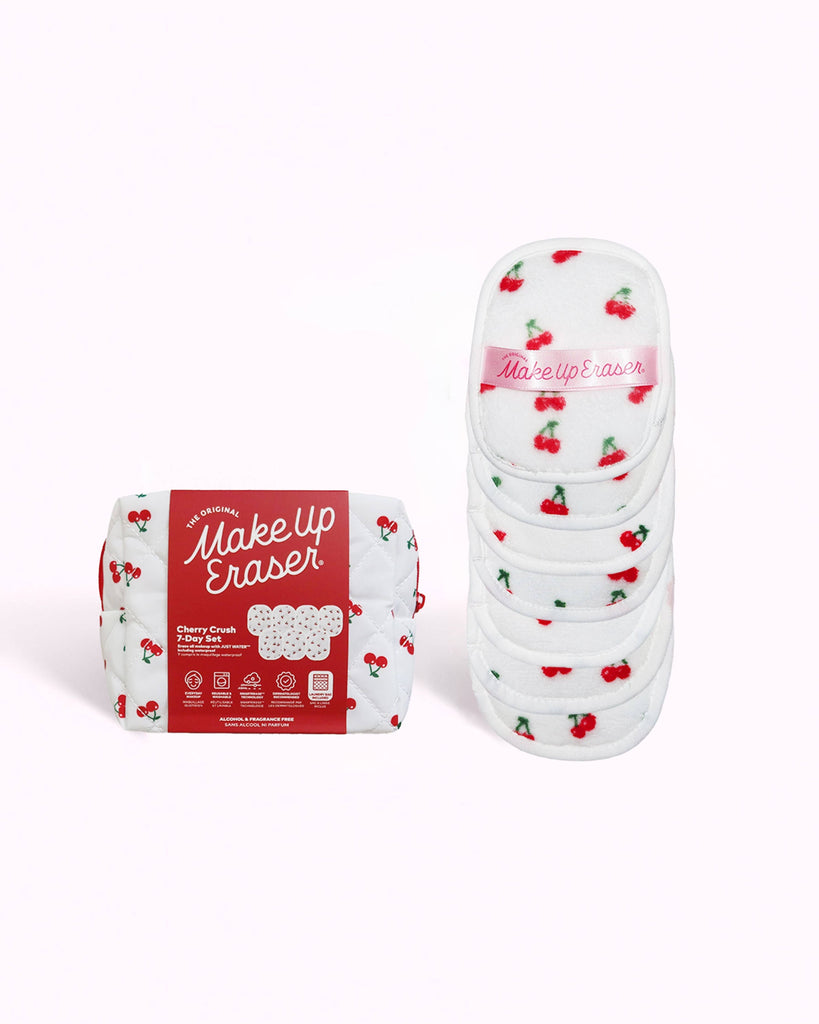 Cherry Crush 7-Day Set & Makeup Bag Gift Set-290 Beauty-MakeUp Eraser-Hello Friends Boutique-Woman's Fashion Boutique Located in Traverse City, MI
