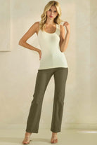 Classic Solid Straight Leg Jeggings