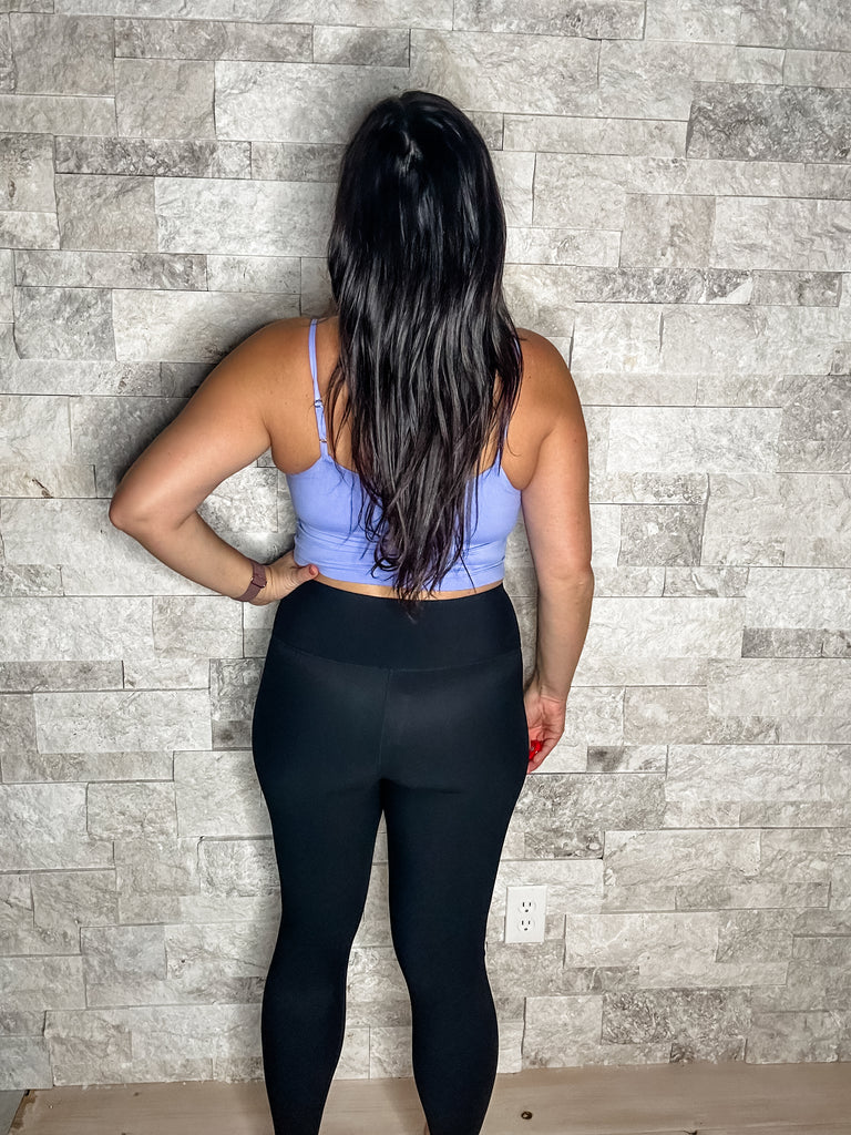 Put Some Miles On It Leggings in Black (S-3XL)-210 Leggings/Joggers-Rae Mode-Hello Friends Boutique-Woman's Fashion Boutique Located in Traverse City, MI