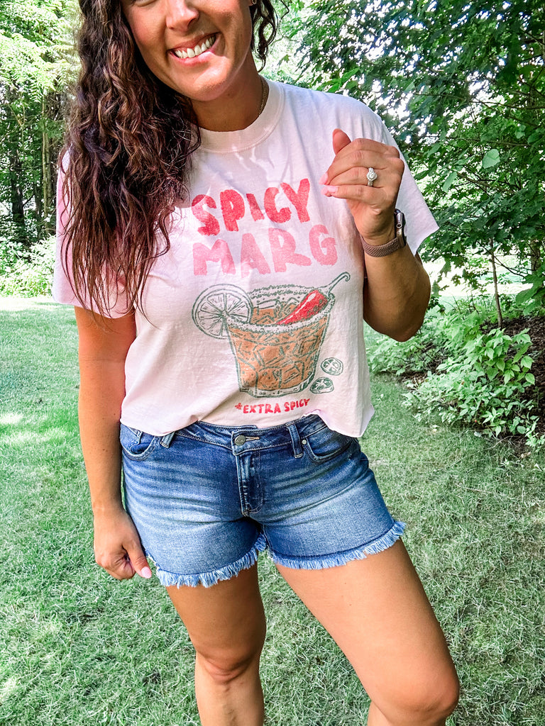 Rebel Rise Frayed Shorts (S-3XL)-220 Shorts/Skirts/Skorts-RISEN-Hello Friends Boutique-Woman's Fashion Boutique Located in Traverse City, MI