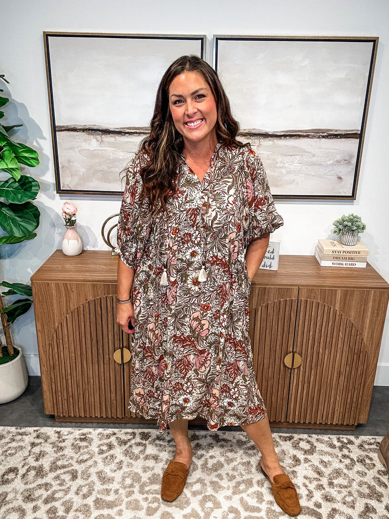 Sienna Bloom Boho Maxi Dress (S-3XL)-180 Dresses-Oddi-Hello Friends Boutique-Woman's Fashion Boutique Located in Traverse City, MI