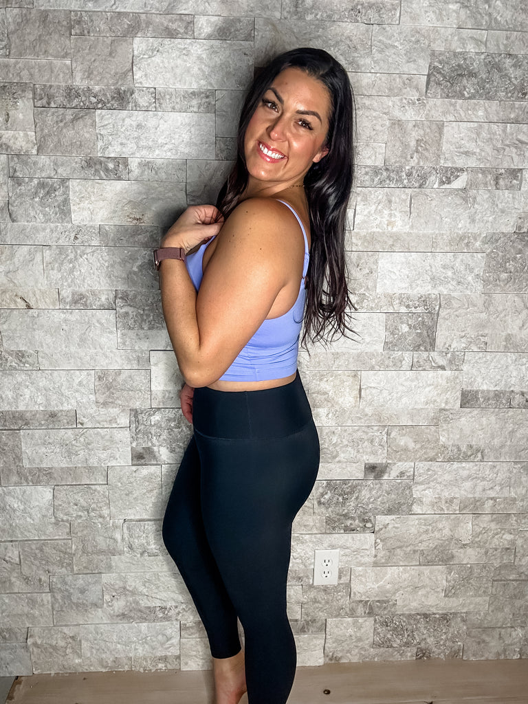 Put Some Miles On It Leggings in Black (S-3XL)-210 Leggings/Joggers-Rae Mode-Hello Friends Boutique-Woman's Fashion Boutique Located in Traverse City, MI