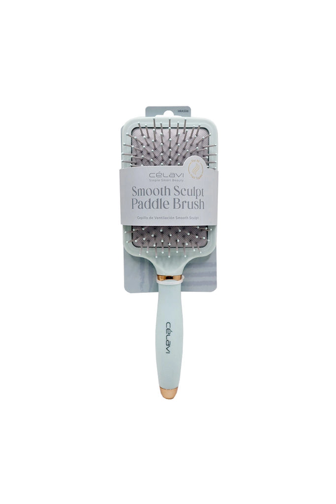 Green Smooth Sculpt Paddle Brush-290 Beauty-Pineapple Beauty-Hello Friends Boutique-Woman's Fashion Boutique Located in Traverse City, MI